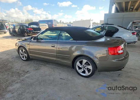 2005 Audi A4 1.8 Cabriolet from USA, damaged, VIN WAUAC48H75K020638
